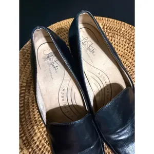 LifeStride Women Black Block Heel Loafers Soft System Active Arch Shoes thumbnail 5