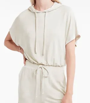 Express Soft Short Sleeve Hooded Sweatshirt thumbnail 6