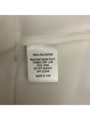 Pearl By Lela Rose White Sleeveless Blouse With Ruffle Neckline Size Large FLAW thumbnail 5