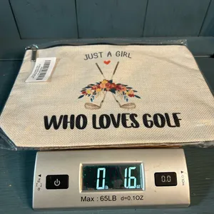 New Amazon White Golf Cosmetic Bag thumbnail 10
