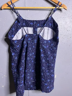 FREE PEOPLE Maddie Printed Tunic in Blue. Size Small. NWOT thumbnail 4