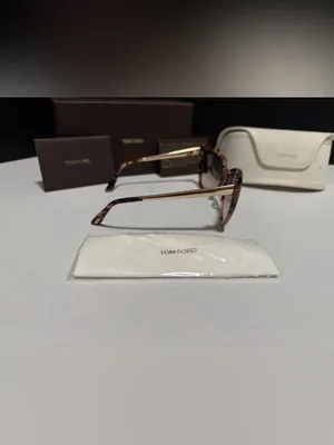 Tom Ford Reveka‎ Women's Tortoiseshell Frame Sunglasses with Gradient Lenses thumbnail 3