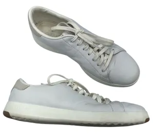 Cole Haan Grandpro White Leather Lace Up Sneakers Womens 9 Flats Shoes Classic thumbnail 1