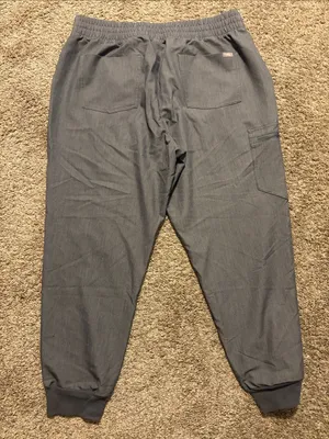 Figs Women's Graphite Gray Zamora‎ Ruched Waist Jogger Scrub Pants XL Petite thumbnail 6