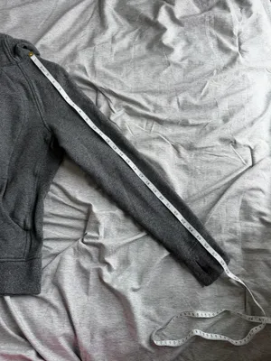 Lululemon Women's Scuba Full-Zip Hoodie Heathered Gray 8 Cozy Athleisure Yoga thumbnail 9