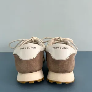 Tory Burch Annie Nylon Suede Ivory White Runner Sneakers thumbnail 6
