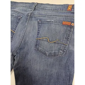 Women 7 For All Mankind Bootcut Jeans Blue Size 31 thumbnail 7