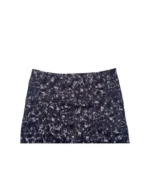 All In Motion Biker Shorts Gray Black Marble Print Pockets Size Small thumbnail 5