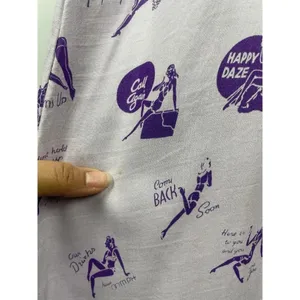 Lavender Milkmaid Pinup Novelty Cocktail Quirky‎ Print Flutter Sleeve Midi Dress thumbnail 11