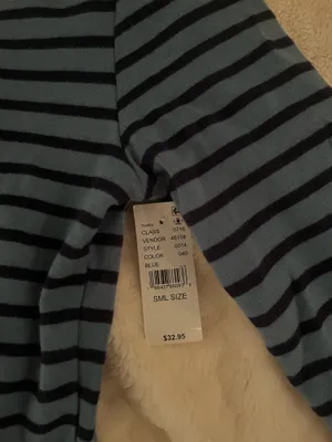 Pacsun Your Favorite Jamie Striped Long Sleeve Crew Neck Top thumbnail 4