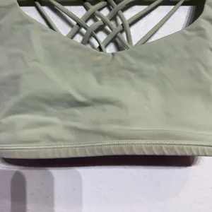 Lululemon Citra Lime Free To Be Serene Sports Bra Sz 8 thumbnail 6