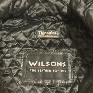 Wilsons Leather Women's Thinsulate‎ Hooded Parka Jacket black size Small 90s thumbnail 10