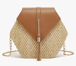 Straw Crossbody Bag thumbnail 1