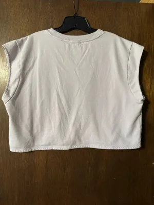 Vans sleeveless sweatshirt/ Crop top M thumbnail 2