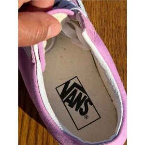 Vans Old Skool Pink White Suede Canvas Sneakers Women’s 7.5 Skate Y2K thumbnail 5