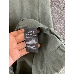 COS Men’s Hoodie Canvas Pullover Streetwear Olive Green Designer Sz Large thumbnail 7