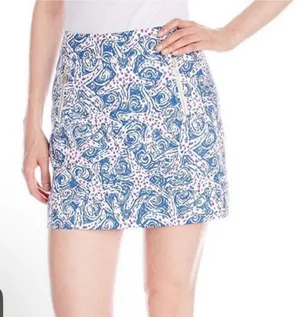 Lilly Pulitzer |‎ Marigold skort in indigo Star Crush size 4 thumbnail 1
