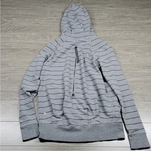 Lululemon striped full zip hoodie size 4 thumbnail 6
