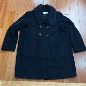 Pendleton Classic Black Wool and Cashmere Blende‎ Coat size XL thumbnail 1