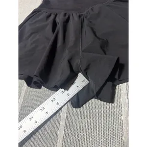 Aerie Black Crossover Waist Flowy Athletic Shorts Women small thumbnail 2