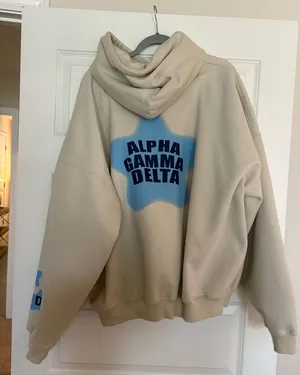 Sorority hoodie Tan Size L thumbnail 1