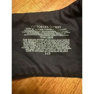 Victoria's Secret body by Victoria Bra Black Push Up Underwire Convertible 36D thumbnail 5