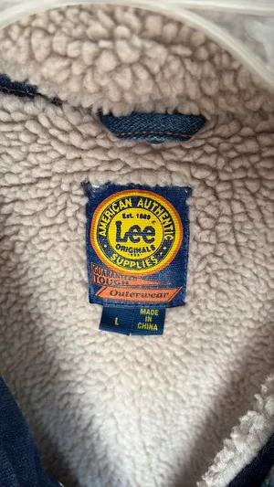 Lee Vintage Denim Fur Lined Jacket thumbnail 3