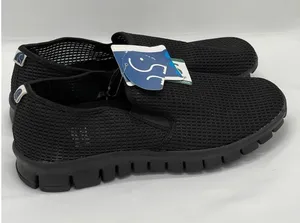 No Sox Vintage Slip on Shoes Size 11 Women's Mesh‎ Black thumbnail 1