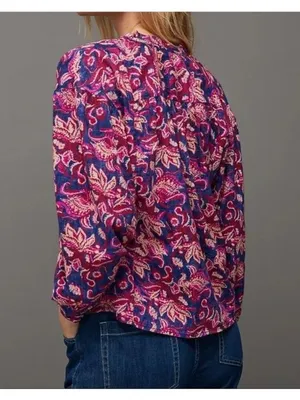 Anthropologie Pilcro “Lucille” Peasant Blouse thumbnail 9