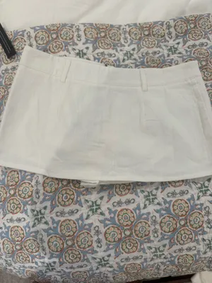 White fox mini skirt thumbnail 3