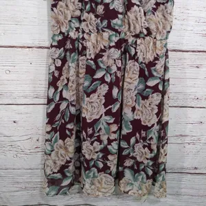 Sienna Sky Floral Midi Dress Sz L thumbnail 3