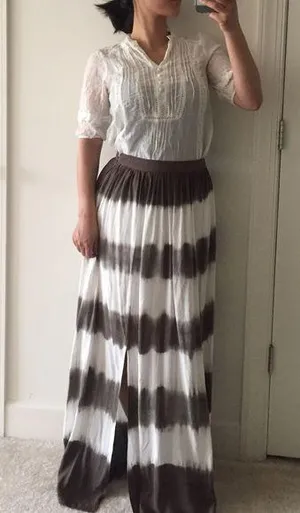 Akira tie dye maxi skirt. M thumbnail 1