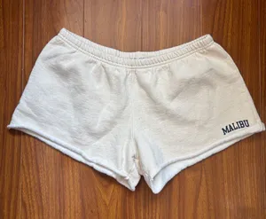 Brandy Melville John Galt Malibu Cream Fleece Shorts thumbnail 1