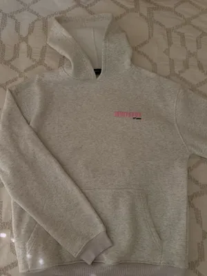 Heather Grey White Fox Boutique Hoodie  thumbnail 1