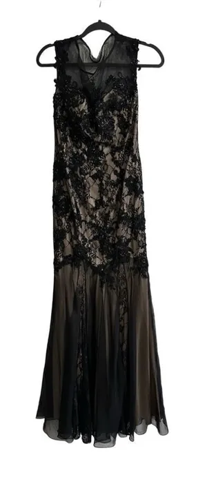 Aspeed Lace Formal Beaded Long Tulle Dress Size S thumbnail 1