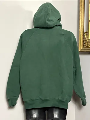 Aritzia 2XS Dark Green Sweatfleece Mega Fit Hooded Pullover thumbnail 2