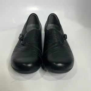 Dansko Franny black leather comfort shoes women's size 38‎ 7.5 business casual thumbnail 3