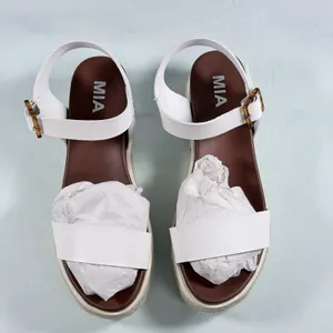 MIA Size-7.5M Womens‎ Kiera Espadrilles Wedge Sandals White thumbnail 9