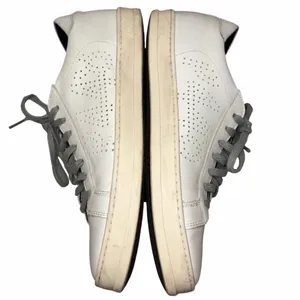 P448 John Distressed Leather Low Top Lace Up Sneakers Shoes 38 thumbnail 7