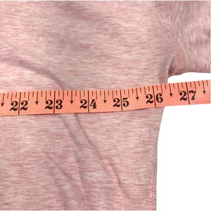 LULULEMON My Mantra V-Neck Hi Low Top Tunic Sz 12/14 Pink Athletic Everyday thumbnail 8