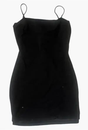 Lulus Classic Black Spaghetti Strap Bodycon mini Dress thumbnail 1