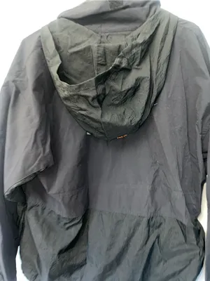 Nike Sportswear Black Half Zip Hooded Windbreaker Jacket Women’s Medium thumbnail 4