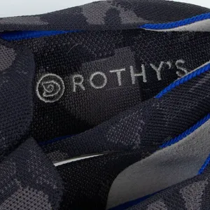 Rothys Womens The Original Slip On Knit Sneakers Shoes Size 7 Gray Camo Casual‎ thumbnail 6