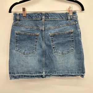 Vintage 1990's Old Navy Stretch Denim Mini Skirt Size 2 thumbnail 2