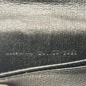 YSL Y Line Compact Wallet Wallet - Black w/ Gold - Preowned thumbnail 10