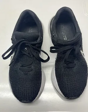 Nike Black White Women’s Flyknit Laced Sneakers DD3024-001 8M thumbnail 1