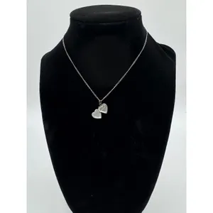 Vintage Heart Locket Necklace 1/20 12K‎ Gold Filled Floral Engraved 9" thumbnail 3