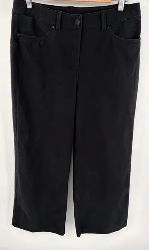 Lululemon City Sleek black 5 pocket wide leg high rise pant women’s 31 utilitech thumbnail 1