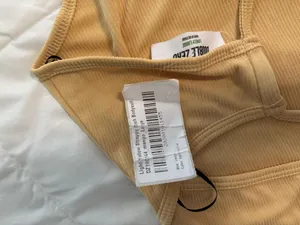 Lane 201 Yellow Strappy Back bodysuit thumbnail 3