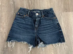 American Eagle Denim Highest Waist '90s Boyfriend Shorts (0) thumbnail 1